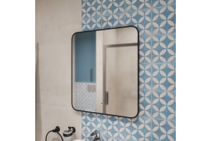 Зеркало DIWO Кострома 60 черное, с подсветкой, прямоугольное, настенное - 2