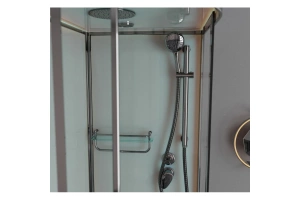 Душевая кабина Frank Brilliant 100х80 правая стекло матовое - 3