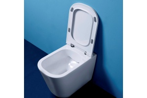 Унитаз напольный Kerasan Tribeca белый матовый, без сиденья (511830) - 3