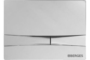 Кнопка смыва Berges Wasserhaus Novum F3 хром, глянец