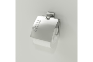 Держатель туалетной бумаги Wasserkraft Rhin никель - 2