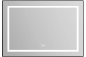 Зеркало BelBagno Kraft 98.5х68.5 с подсветкой, подогревом, черный (SPC-KRAFT-985-685-TCH-WARM-NERO)