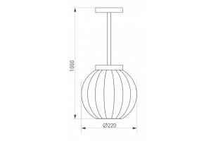 Уличный подвесной светодиодный светильник Arlight LGD-Pearl-Hang-7W Warm3000 030004 - 2