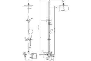 Душевая стойка Aquanet Passion R3 - 2