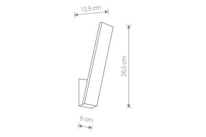 Уличный настенный светодиодный светильник Nowodvorski Zoa Led 9421 - 2