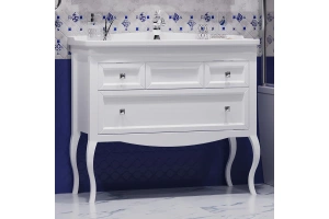 Комплект мебели Opadiris Валери 105 белый  - 2