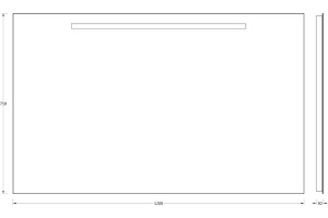 Зеркало в ванную Evoform  120 см (BY 2108) - 2