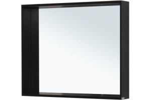 Зеркало Allen Brau Reality 90 с подсветкой черный матовый
