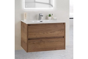 Тумба под раковину Belbagno Kraft 39 70 темное дерево