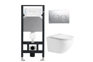 Комплект Weltwasser AMBERG 506 + MERZBACH 004 GL-WT + AMBERG RD-CR (10000006808)