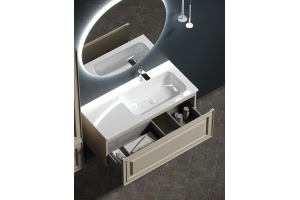 Тумба под раковину Sancos Very 99х40 правая бежевая - 3