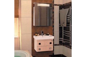 Зеркало-шкаф Vod-Ok Квадро 60 - 3