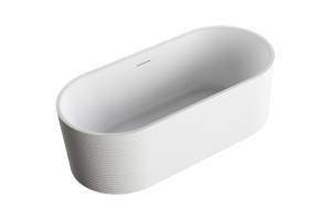 Акриловая ванна Abber 170х80 белая без гидромассажа