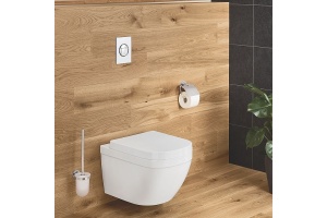 Унитаз подвесной безободковый, цвет: белый - 3