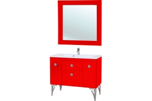Мебель для ванной Bellezza Луссо 90 красная