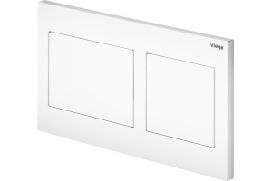 Клавиша смыва, Viega, Prevista, Visign for Style 21, для унитаза, ширина, мм-220, глубина, мм-8, высота, мм-130, тип смыва-двойной, тип управления-ручной нажимной, м