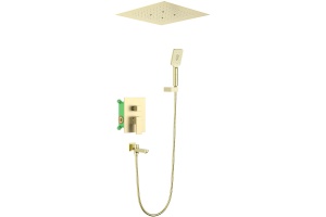 Душевая система встроенная Timo Selene золото матовое