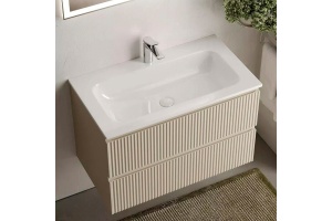 Тумба под раковину Sancos Snob R 80 бежевая - 2