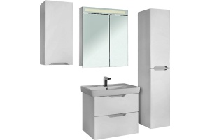 Мебель для ванной Dreja.Eco Q 70 белая - 3