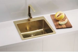 Мойка кухонная Alveus Pure Monarch 30 золото - 2