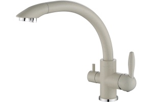 Смеситель Paulmark Essen для кухонной мойки, белый Es213001-331