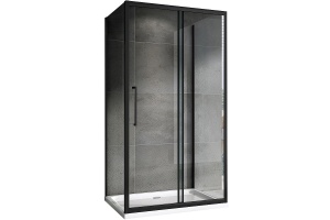 Душевой уголок Abber Schwarzer Diamant 150х70 черный (AG30150BH-S70B)