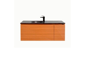 Тумба с раковиной Black&White Universell 120 темное дерево