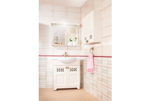 Зеркало Бриклаер Кантри 85 бежевый дуб - 3