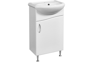 Тумба под раковину Stella Polar Волна Уют 45 белый