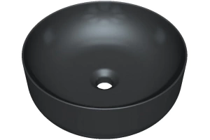 Раковина накладная Kerasan Nolita 40 черный матовый (534431)