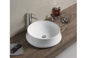 Раковина накладная Ceramalux N 50 белый (9426) - 3