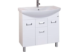 Тумба с раковиной Onika Балтика 80 белый 