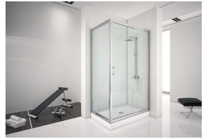 Душевой уголок Aquanet Alfa NAA1131 800х1200х2000 стекло прозрачное, профиль хром - 3