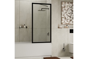 Abens 20W01-80 Matt black Fixed Стеклянная шторка - 2