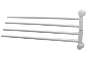 Полотенцедержатель четверной Wasserkraft белый матовый 