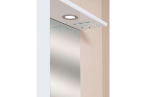 Зеркало-шкаф Onika Ника 60 L с подсветкой, белый (206015) - 2