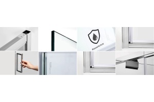 Душевая дверь в нишу Wasserkraft Berkel 48P27 80 см - 3