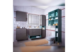 Полка Бриклаер Кристалл 90 муссон (4627125414794) - 3