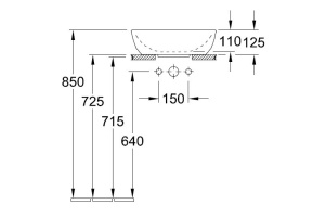 Мебельная раковина Villeroy & Boch Artis 43 Full Moon (417943BCT6) - 3