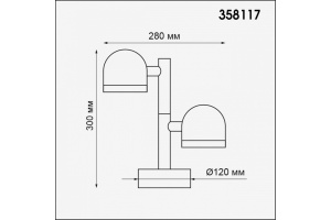 Уличный светодиодный светильник Novotech Street Galeati 358117 - 3