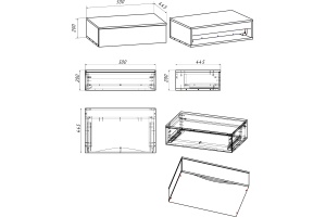Тумба DIWO Элиста 50 светлое дерево - 3