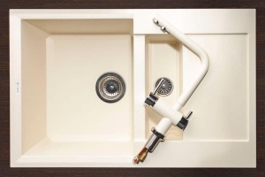 Мойка кухонная Omoikiri Sakaime 86-2-BE ваниль - 3