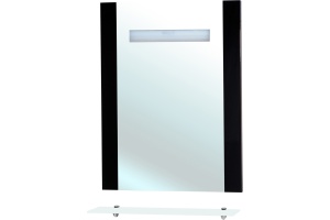 Зеркало Bellezza Берта подвесная 75 черное