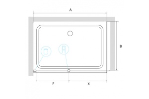 Душевая перегородка RGW Walk in 120х195 хром стекло матовое - 2