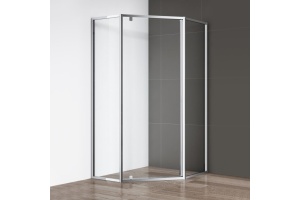 Душевой уголок Cezares Eco хром (ECO-O-P-1-100-C-Cr)