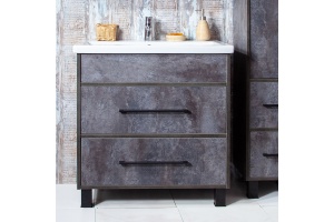 Тумба для комплекта Бриклаер Чили 70 цемент