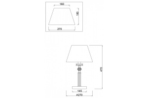 Настольная лампа Freya Alessandra FR2016TL-01BZ - 3