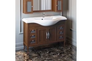 Тумба с раковиной Opadiris Мираж 120 светлый орех