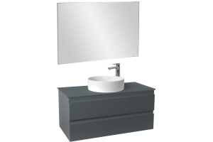 Тумба для комплекта Jacob Delafon Madeleine EB2084-J54 серая матовая - 2