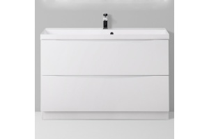 Мебель для ванной BelBagno Marino 90 bianco lucido, напольная - 2